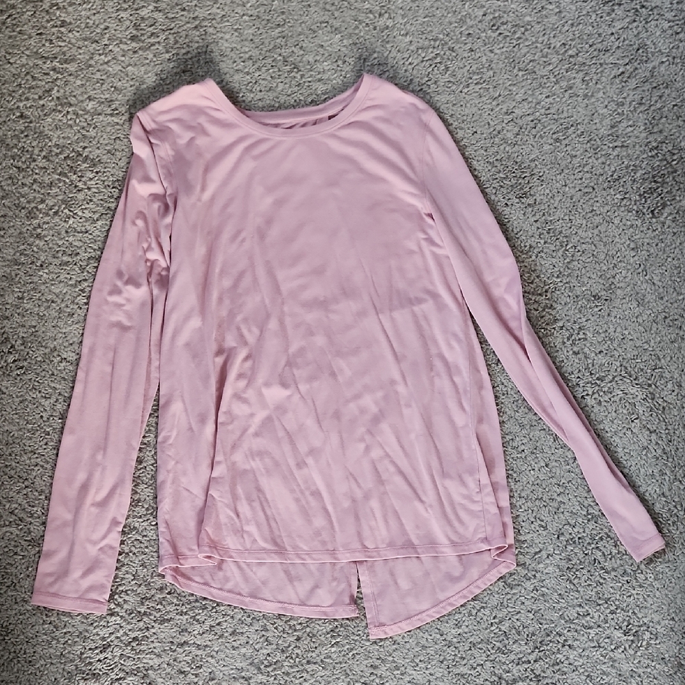 Old Navy Light Pink Long Sleeve Women's Top